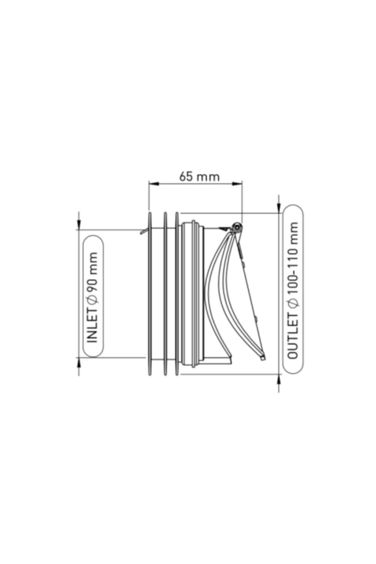 Çekvalf Ve Kemirgen Bariyeri Kada 100/110mm