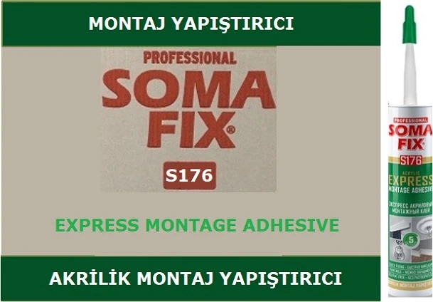 310 ml - 500 Gr Beyaz Express Montaj Yapıştırıcısı Pervaz - Alçı Levha - Seramik - Kiremit - Ahşap Mastiği