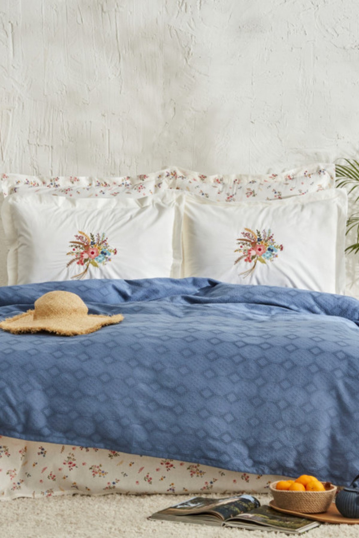 Spring Çift Kişilik Nish Set Beyaz