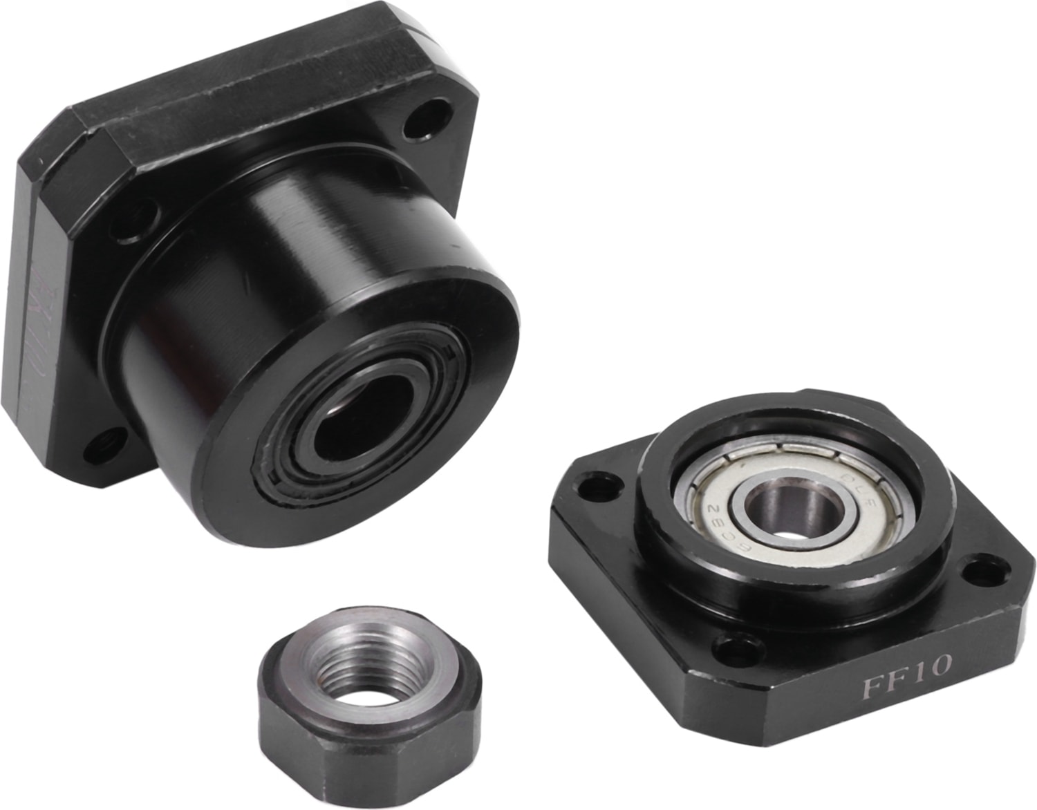 Adet FK10 Sabit Taraf +1 Adet FF10 Yüzer Taraf SFU1204 Vidalı Cnc Parçaları Vidalı 1204 FK/FF10 Uç Desteği (Yurt Dışından)