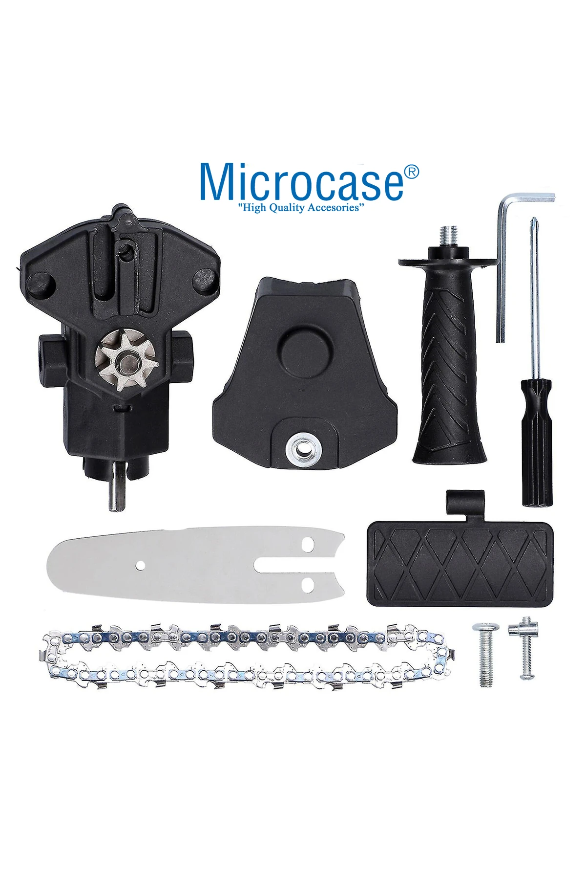 Matkaptan Elektrikli Testere Dönüştürücü Dayanıklı Zincirli Ahşap Kesim Aleti-AL4390