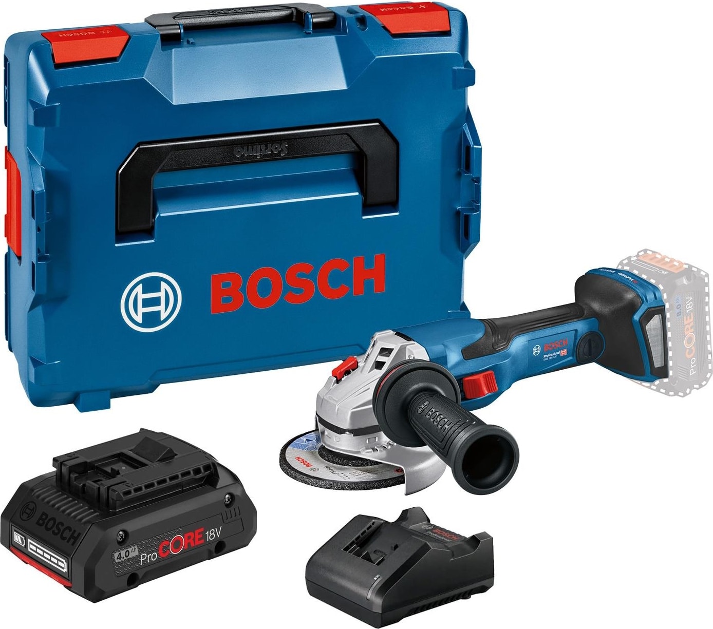 BOSCH Gws 18V-15 C Procore 1X.4.0AH Tek Akülü Taşlama