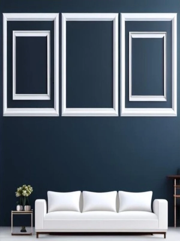 Dekoratif Boyanabilir Poliüretan Duvar Çıtası (En 2.5 cm Uzunluk :120 Cm)