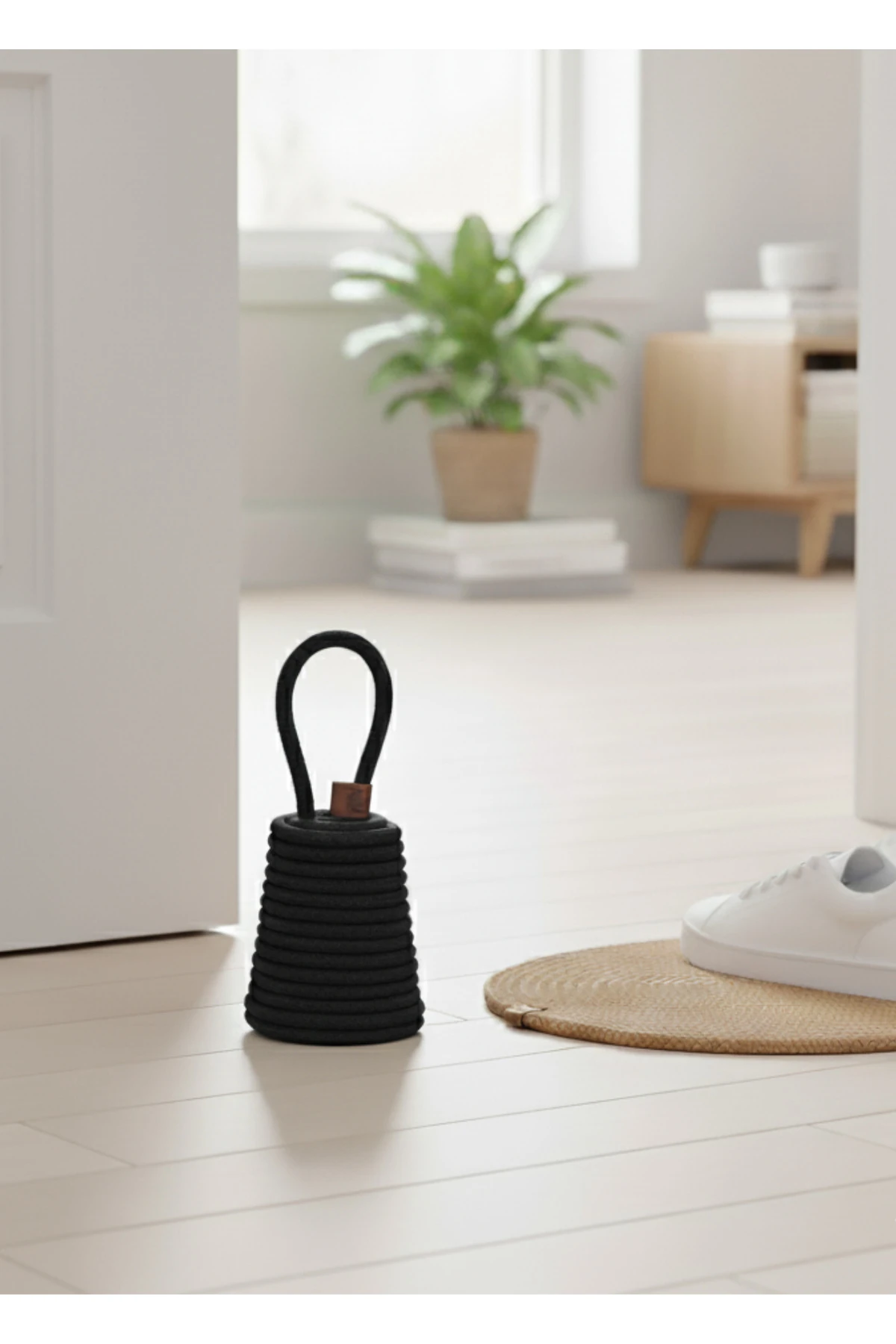 750 Gr VİNTAGE SİYAH DAYANIKLI DEKORATİF KAPI STOPERİ PENCERE DURDURUCU KİŞİYE ÖZEL EL İŞİ SÜS