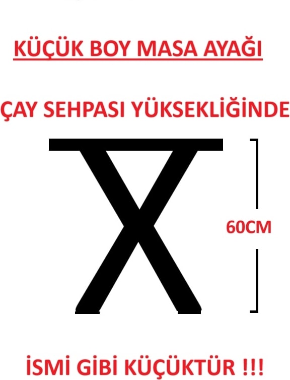Katlanır Masa Ayağı Küçük Boy