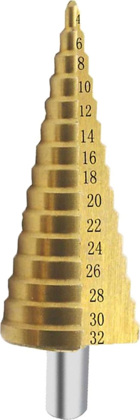 Kademeli Matkap Ucu Metal Sac Delme 4-32 mm Titan