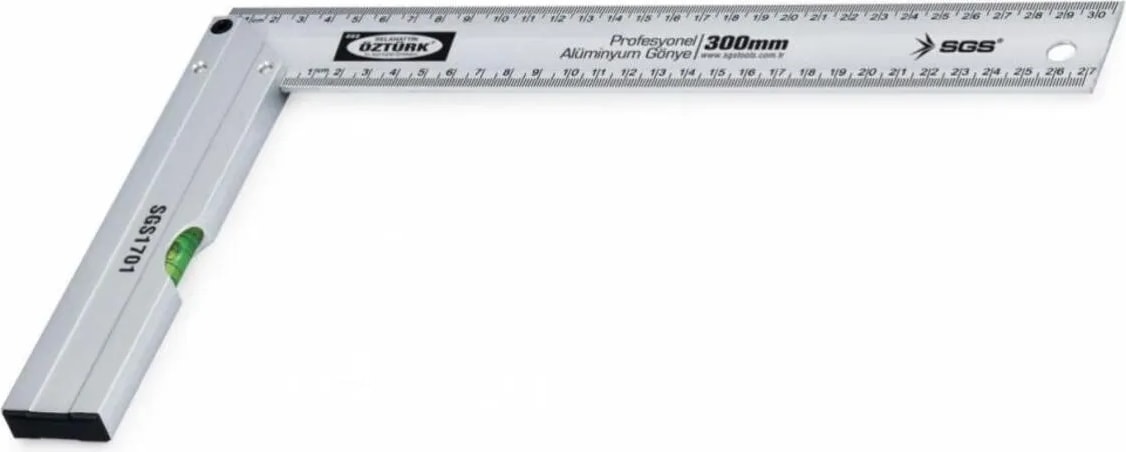 Gönye  40 cm Alüminyum