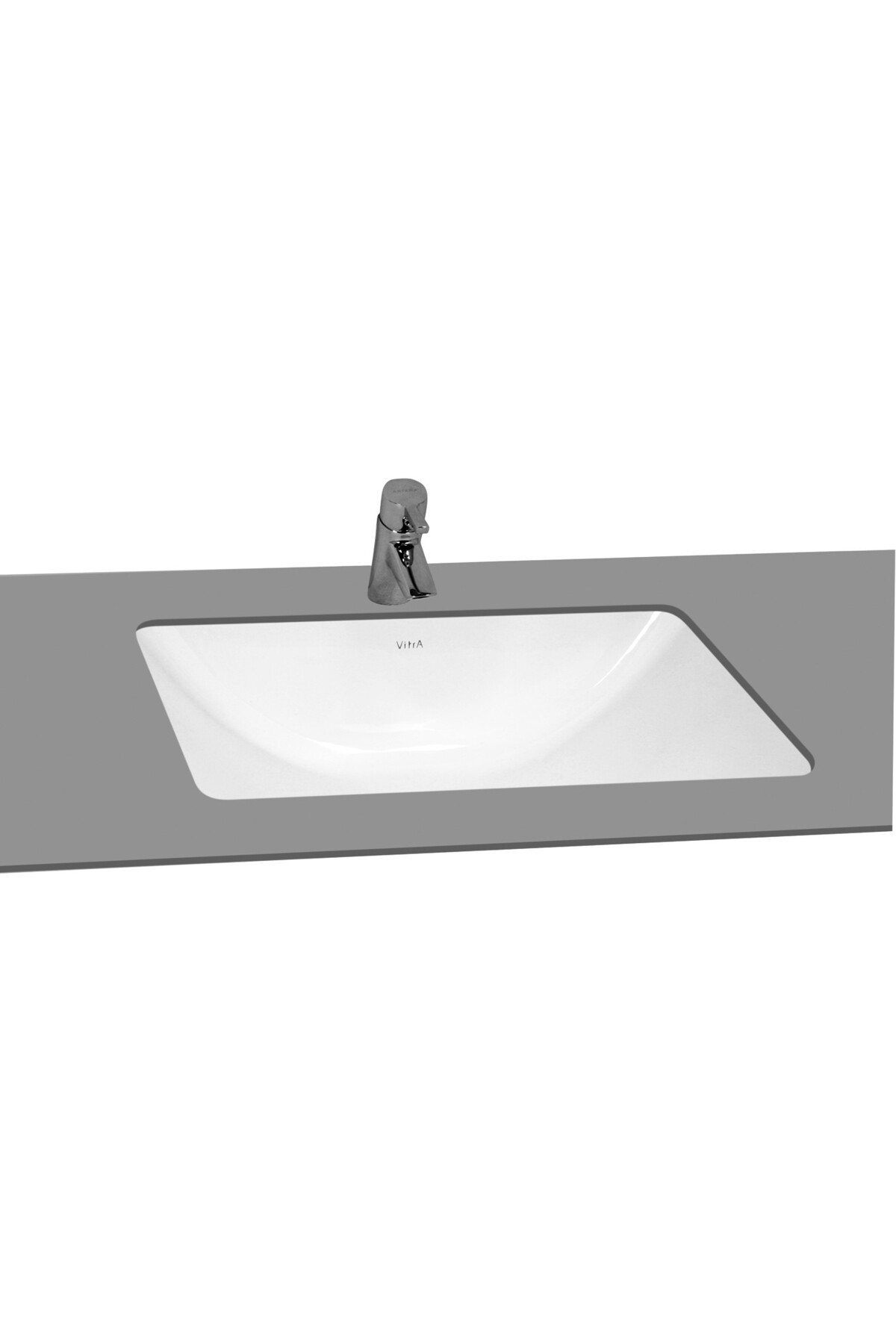 S20 5339b003-0012 Tezgah Altı Lavabo, 48 Cm, Beyaz