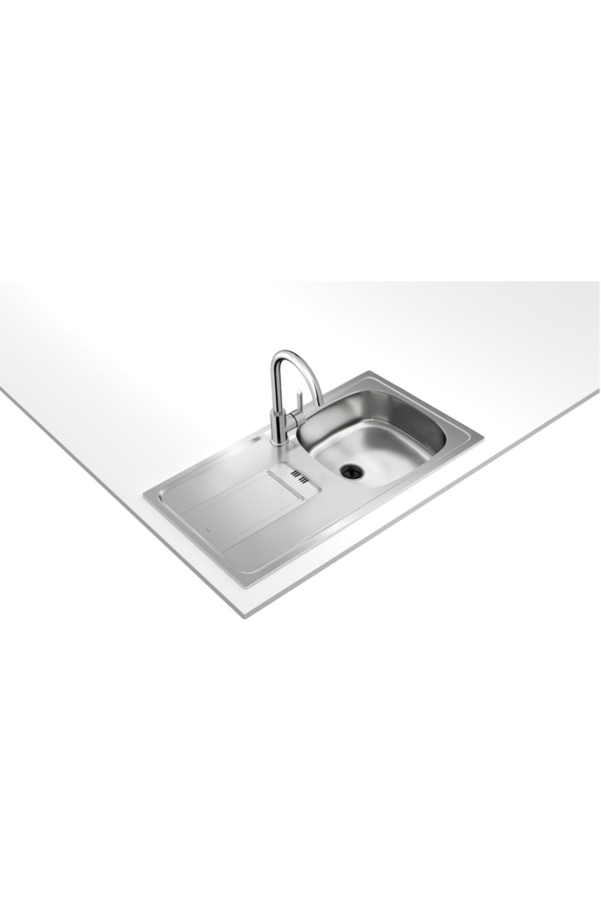 Gravity 45 E-xn 1b 1d Sağ Damlalıklı Eviye