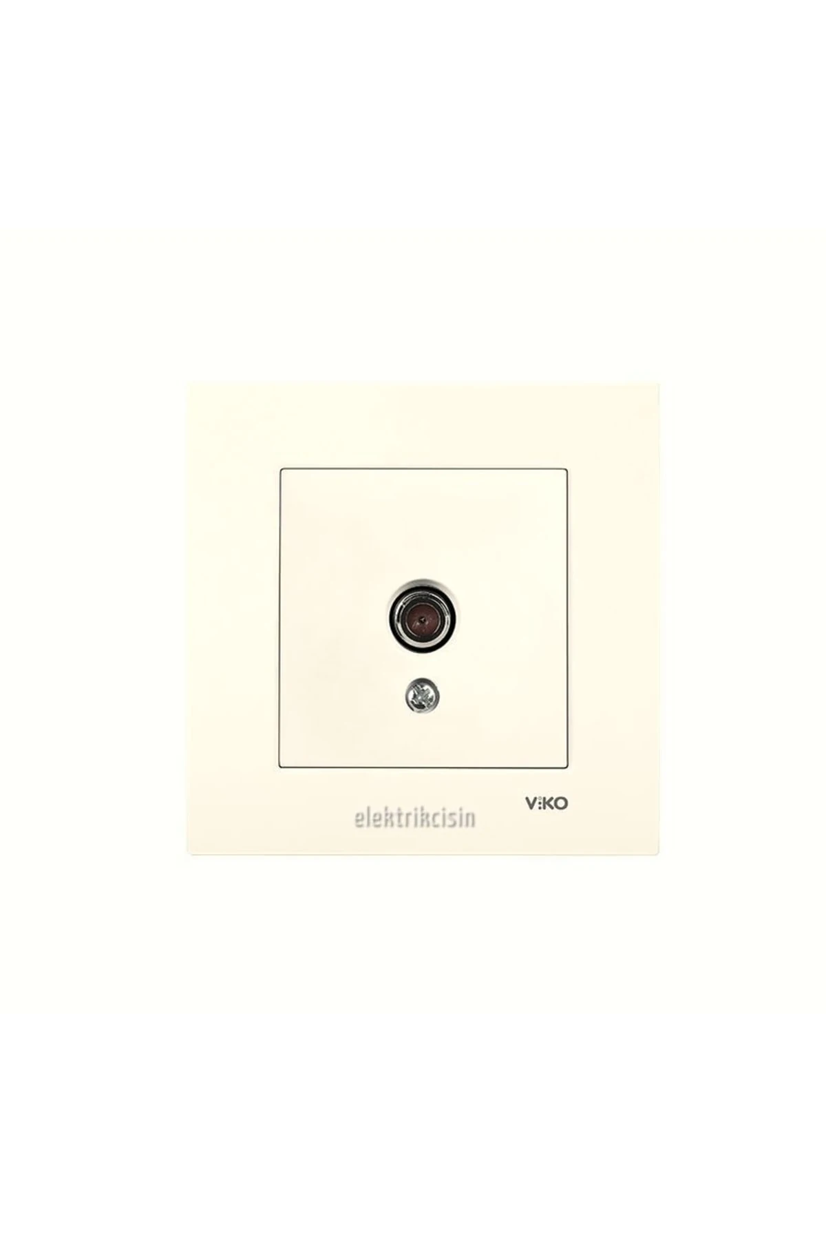 Karre Krem Uydu Prizi F Konnektörlü (sonlu) (çerçeve Dahil) 12 Adet