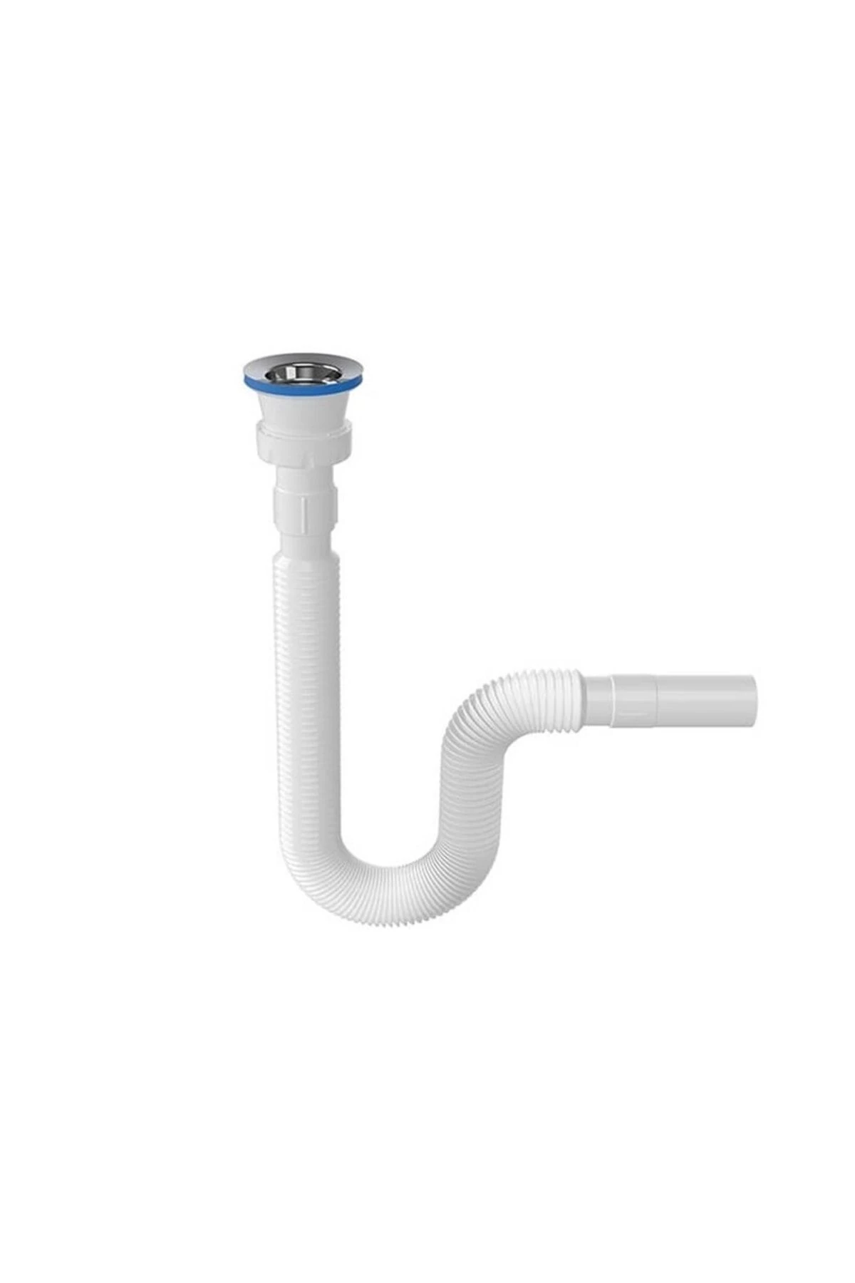 Yt55 Ekstra Körüklü Lavabo Evye Gider Sifonu- Paslanmaz Süzgeç Ve Vidalı