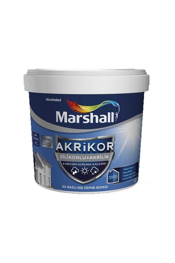 Akrikor Silikonlu + Akrilik Su Bazlı Dış Cephe Boyası Papaya 2,5 lt
