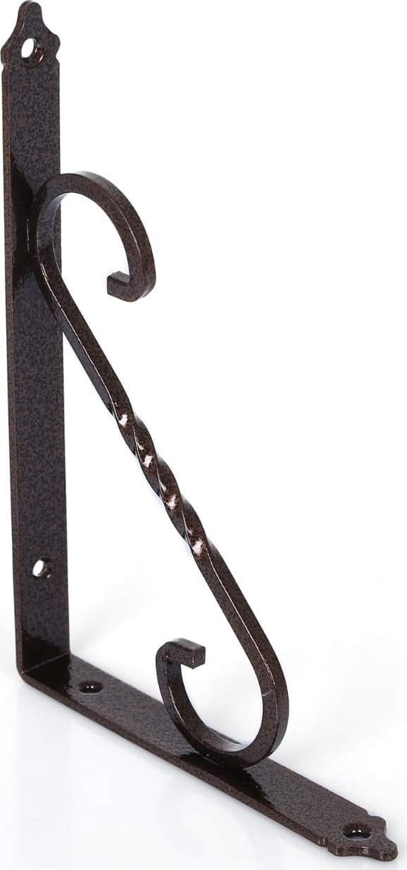 Ferforje Dekoratif Raf Altı Raf Ayağı Bakır 135 x 190 mm