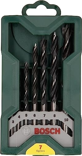 BOSCH Professional Accessories Ahşap Matkap Uçu, Yeşil, 7 Adet