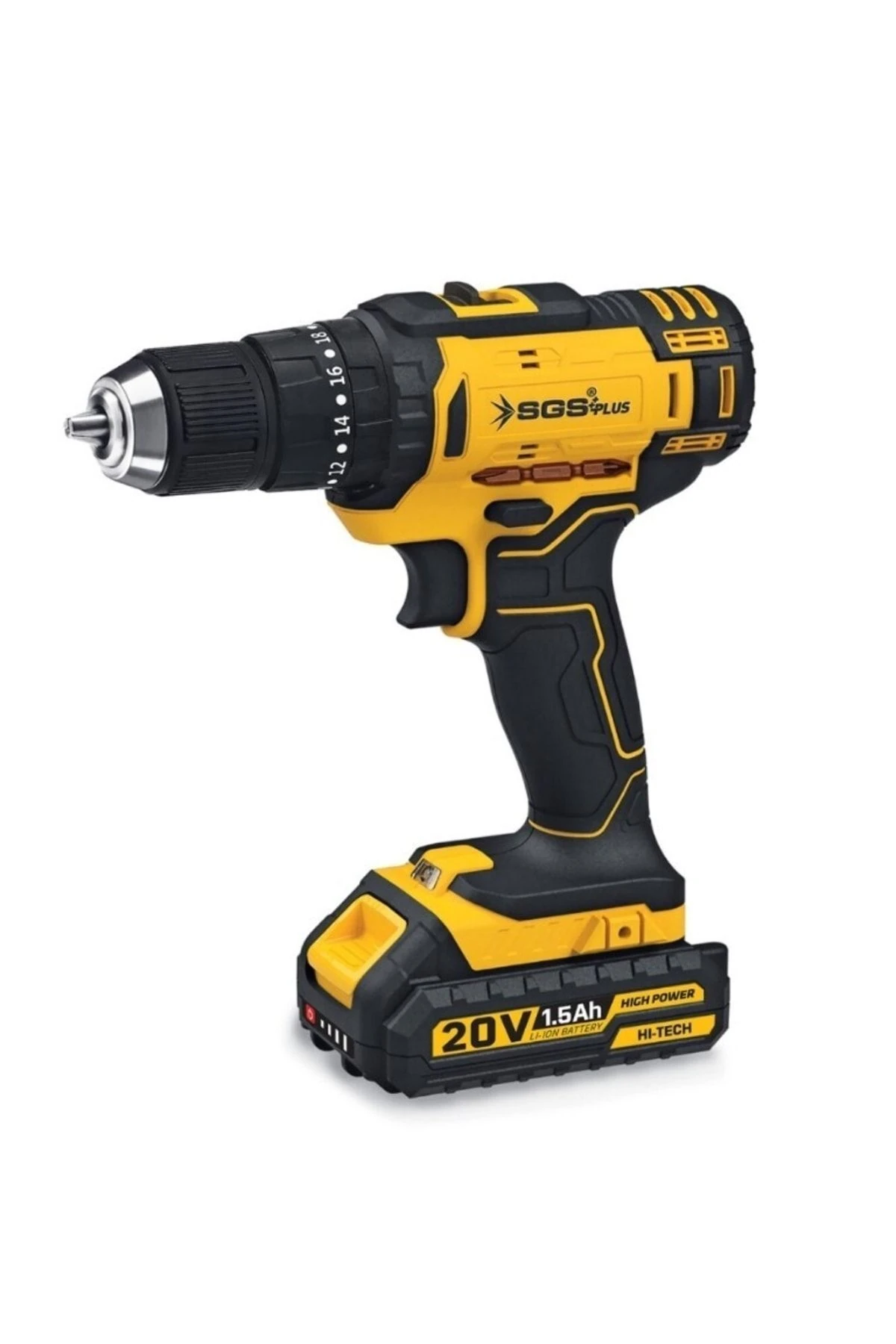 Çift akü Akülü Darbeli Matkap 20v 1.5 Ah Şarzlı Vıdalama Darbeli Li-Ion Akülü Vidalamalar 20 Volt 5