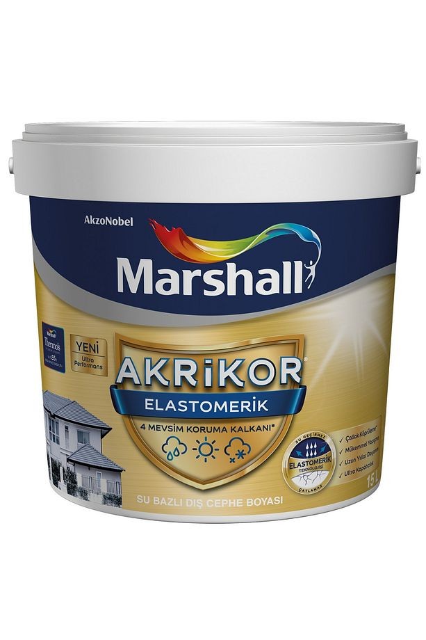 Akrikor Elastomerik Boya S4 15 lt 20kg