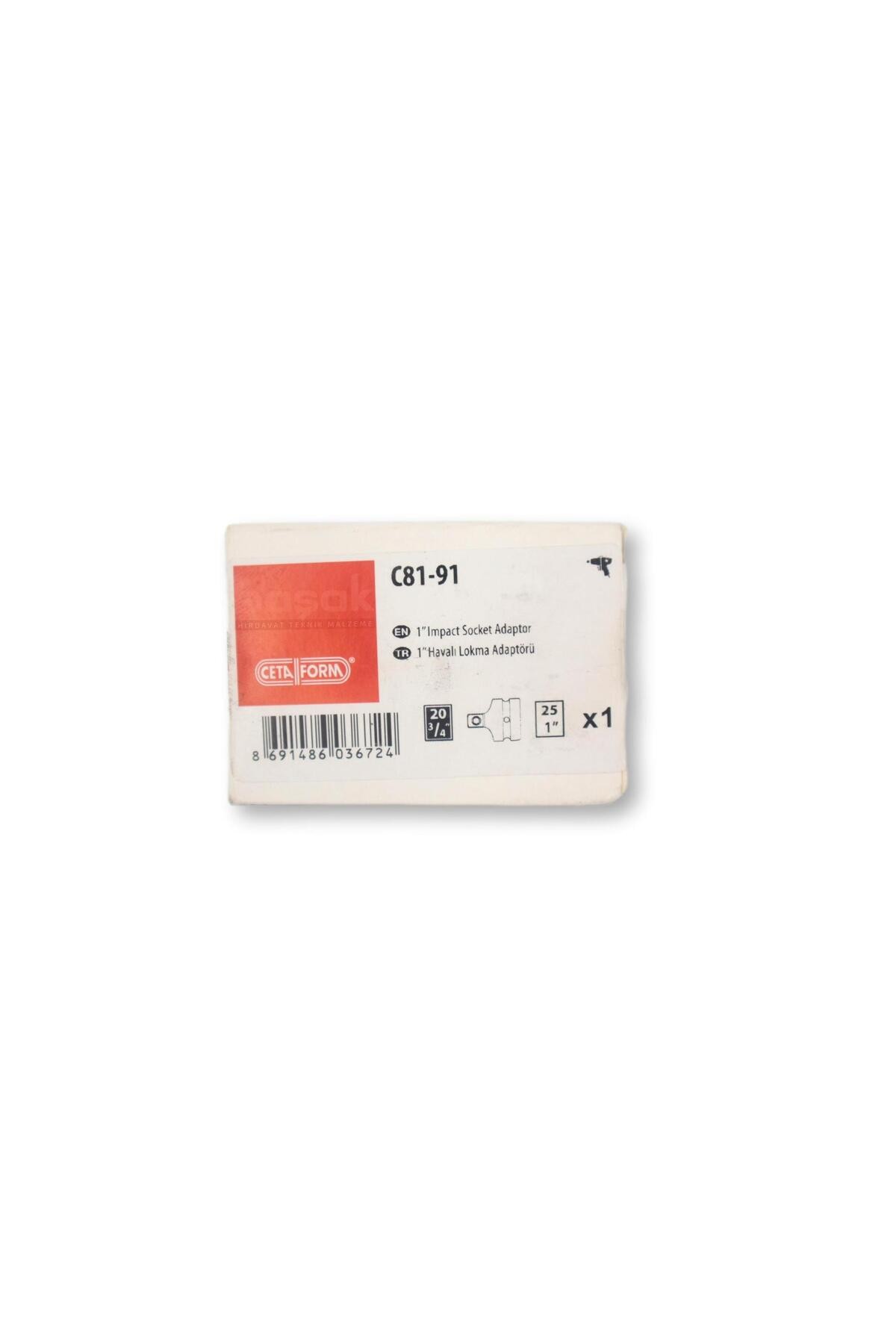 1-3/4 Havalı Lokma Adaptörü C81-91