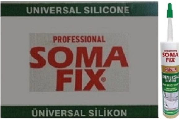 24 Adet 280 gr Siyah Genel Amaçlı Silikon