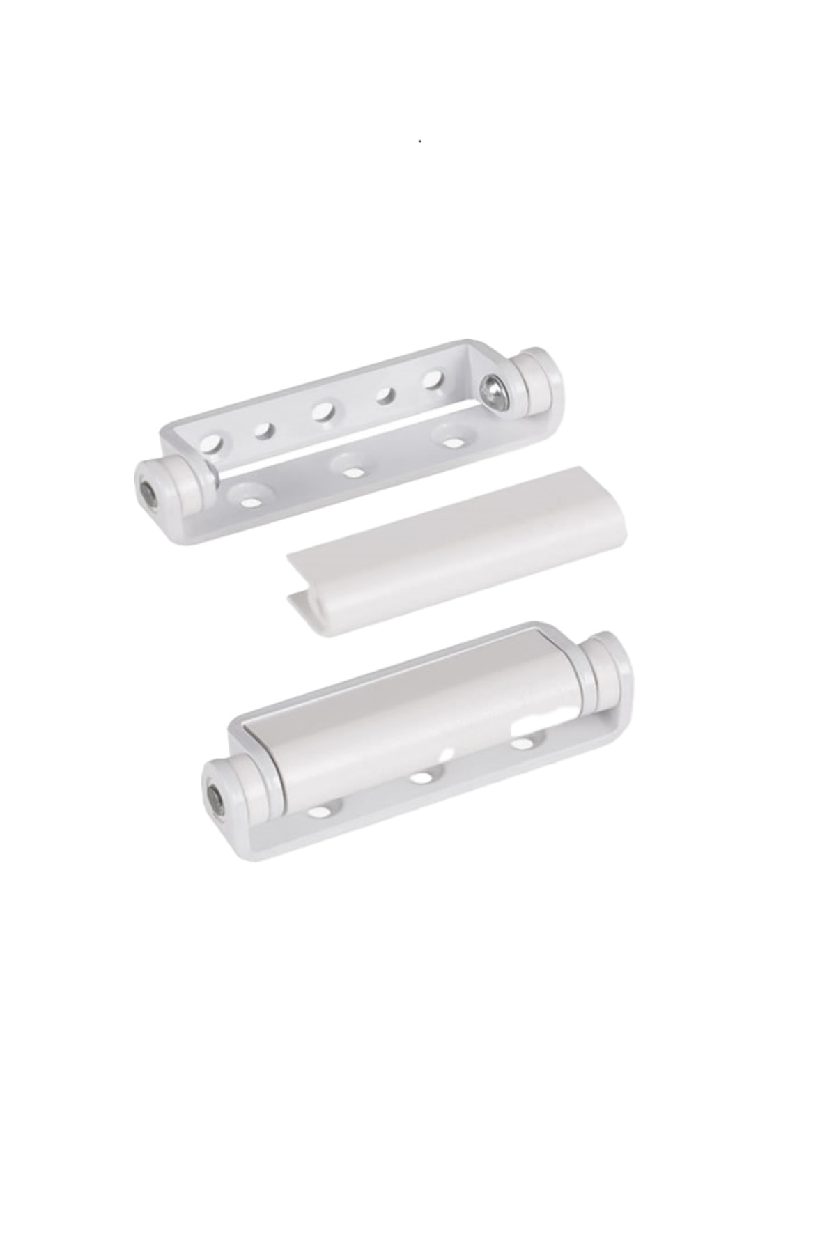 Pvc Pimapen Kapı Pencere Pratik Çelik Menteşe 80mm Beyaz (5 ADET) Vidalar Dahil