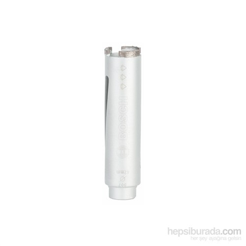 BOSCH - Elmas Kuru Karot Ucu G 1/2" - 42 Mm, 150 Mm, 3 Segmente, 7 Mm