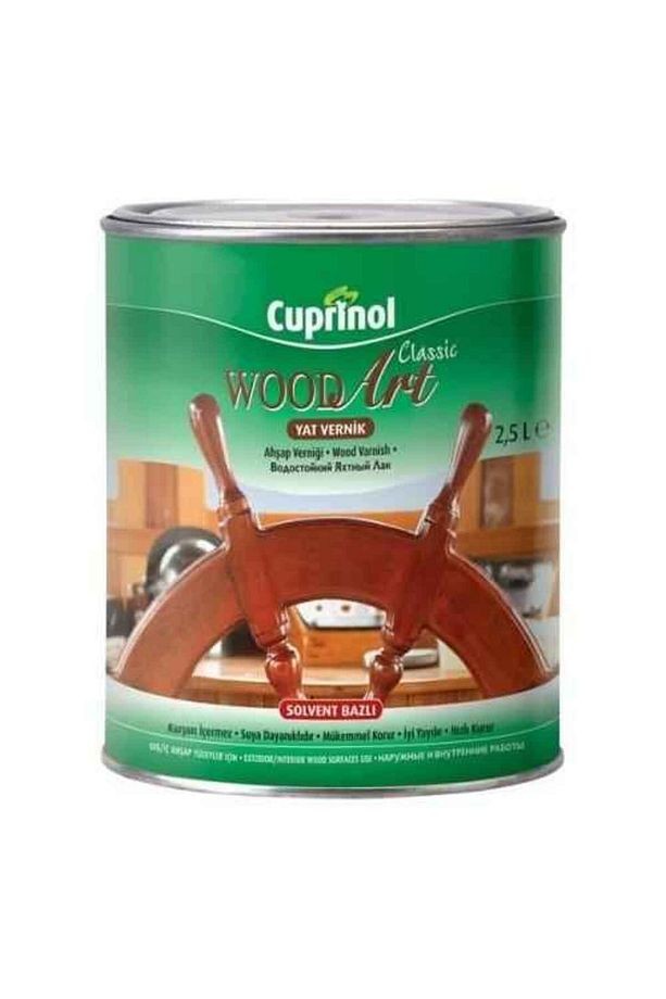 Cuprinol Wood Art Ahşap Verniği Şeffaf 2,5 Lt-rulo-tiner-eldiven-maske-aradığınız Herşey..