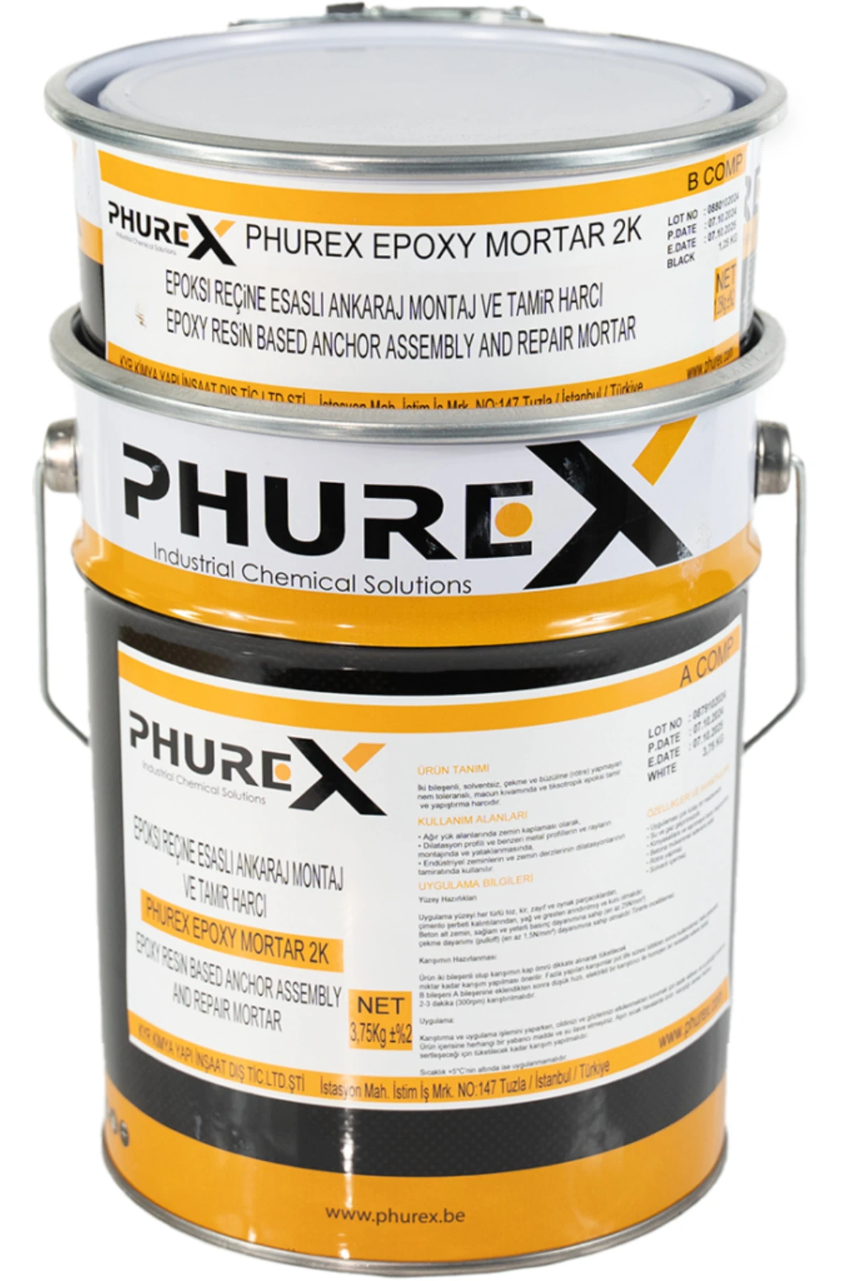 ÇİFT KOMPONENTLİ EPOKSİ TAMİR HARCI