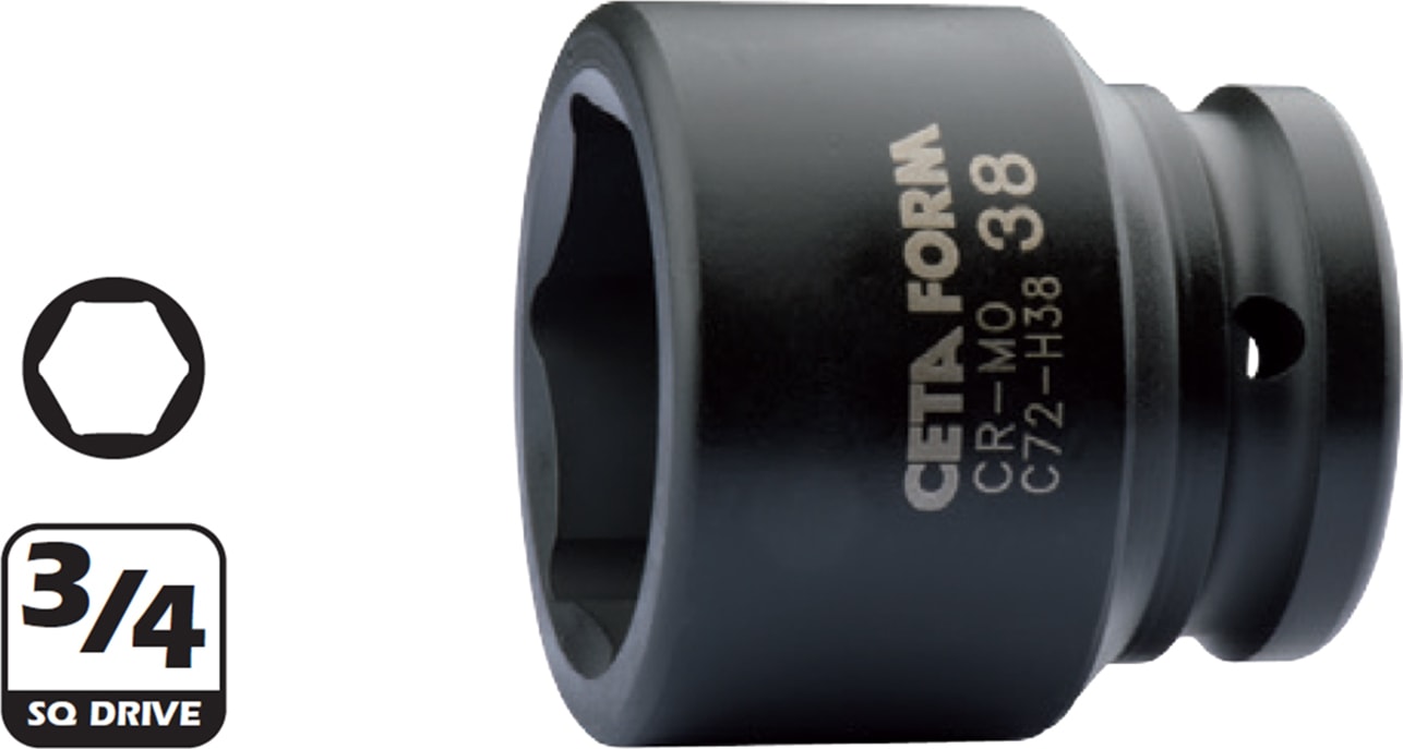 C72-H27 27Mm 3/4” 6 Köşe Havalı Lokma Anahtar