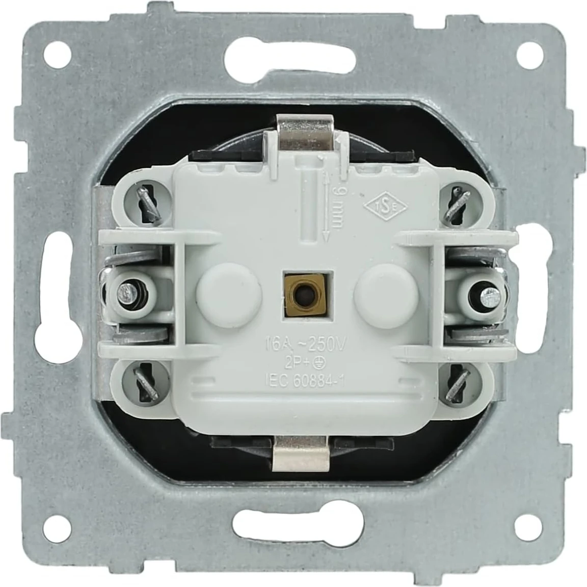 Quantum Siyah ÇOCUK KORUMALI Topraklı Priz (ovivo) Çerçeve Dahildir