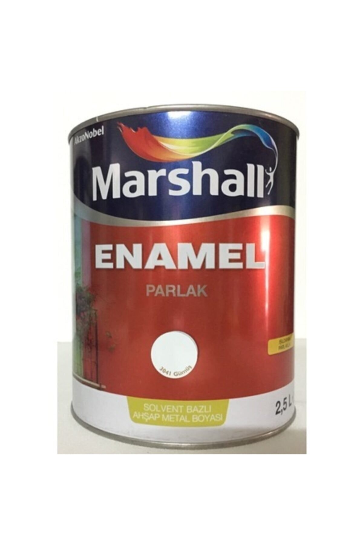 Enamel 0,75l Sentetik Yağlı Boya Gümüş