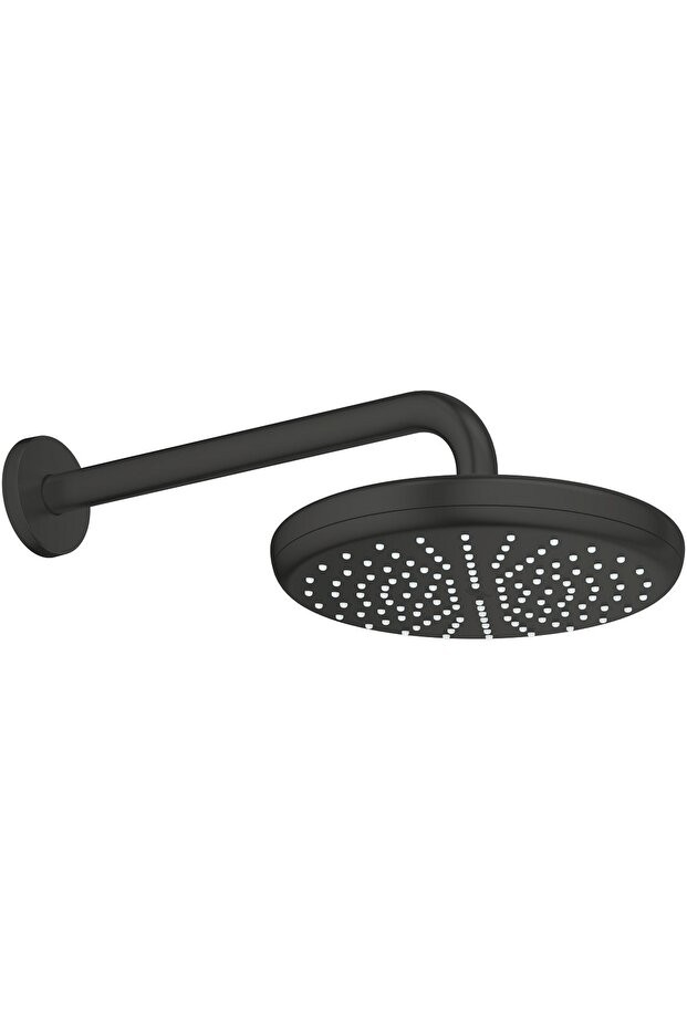 Tempesta 210 Tepe Duşu Tek Akışlı, 21 cm, Mat Siyah - 1022182430
