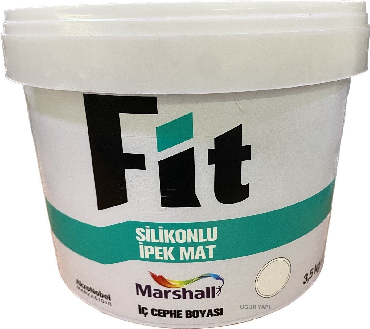 Fit Silikonlu İpek Mat Silinebilir Duvar Boyası 3.5 kg +  Fit Extra Tavan Boyası 3.5 kg + Duvar Boyama Seti