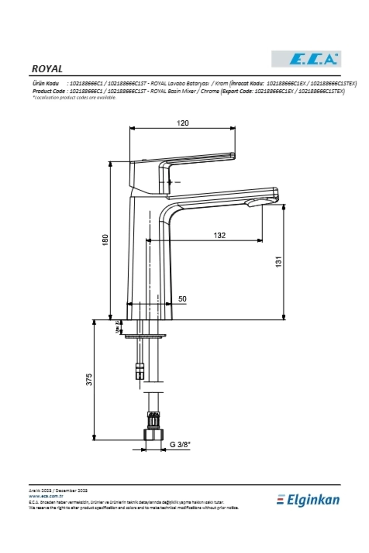 Royal Lavabo Bataryası Mat Siyah