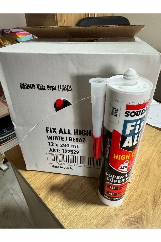 Fix All High Tack Korniş-montaj Yapıştırıcı,silikonu Beyaz 290ml