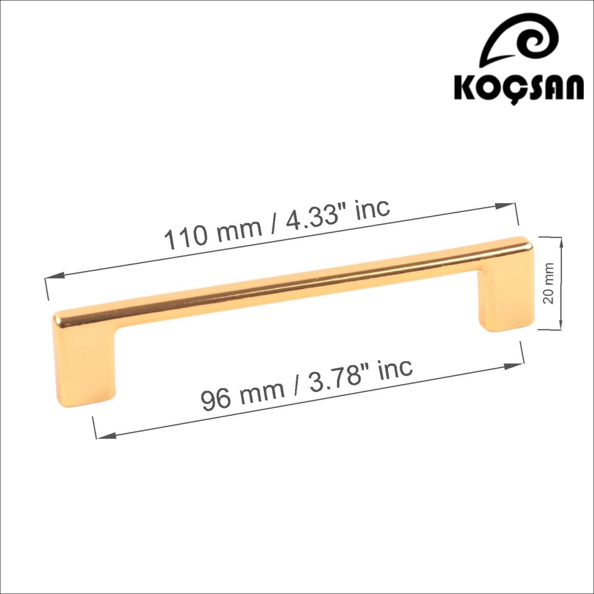 Narin Kulp Lüks Country Mutfak Mobilya Dolap Çekmece Kulpu Altin 96 mm