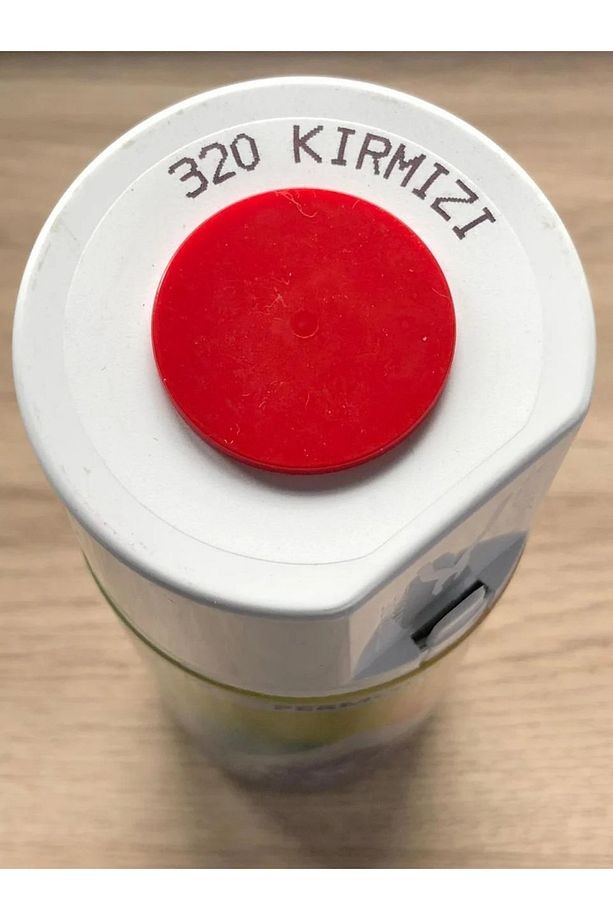 KIRMIZI 320 AKÇALI SPREY BOYA