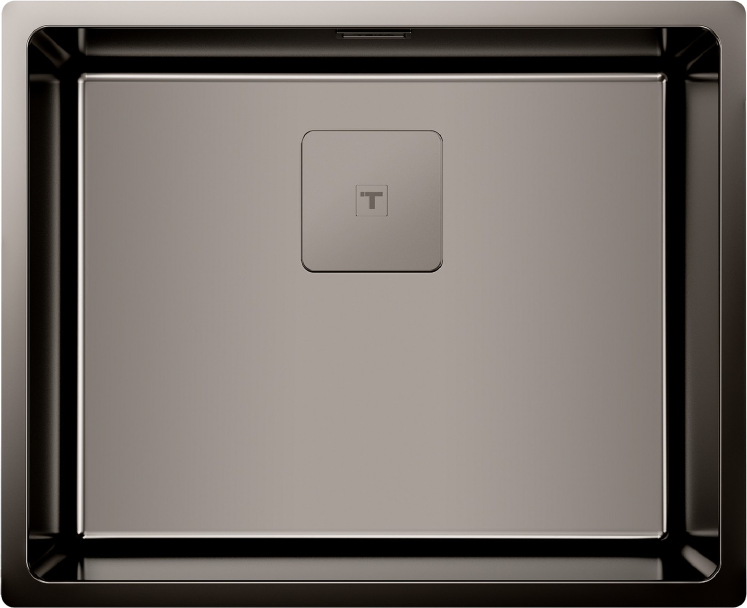 - Flexlınea Rs15 50.40 Tıtanıum M-Fx - Ankastre Tezgaha Sıfır Tezgahaltı Eviye - Titanyum - 50 Cm - 115000024