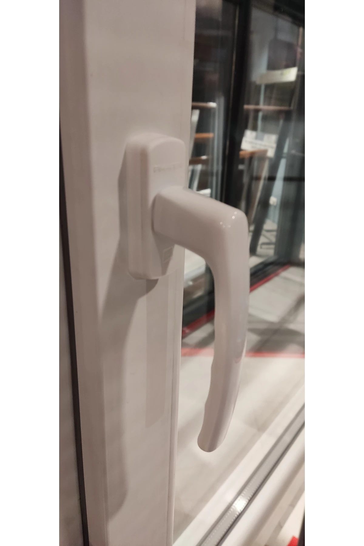 2 Adet - Pencere Kolu Beyaz Alüminyum 153gram/adet