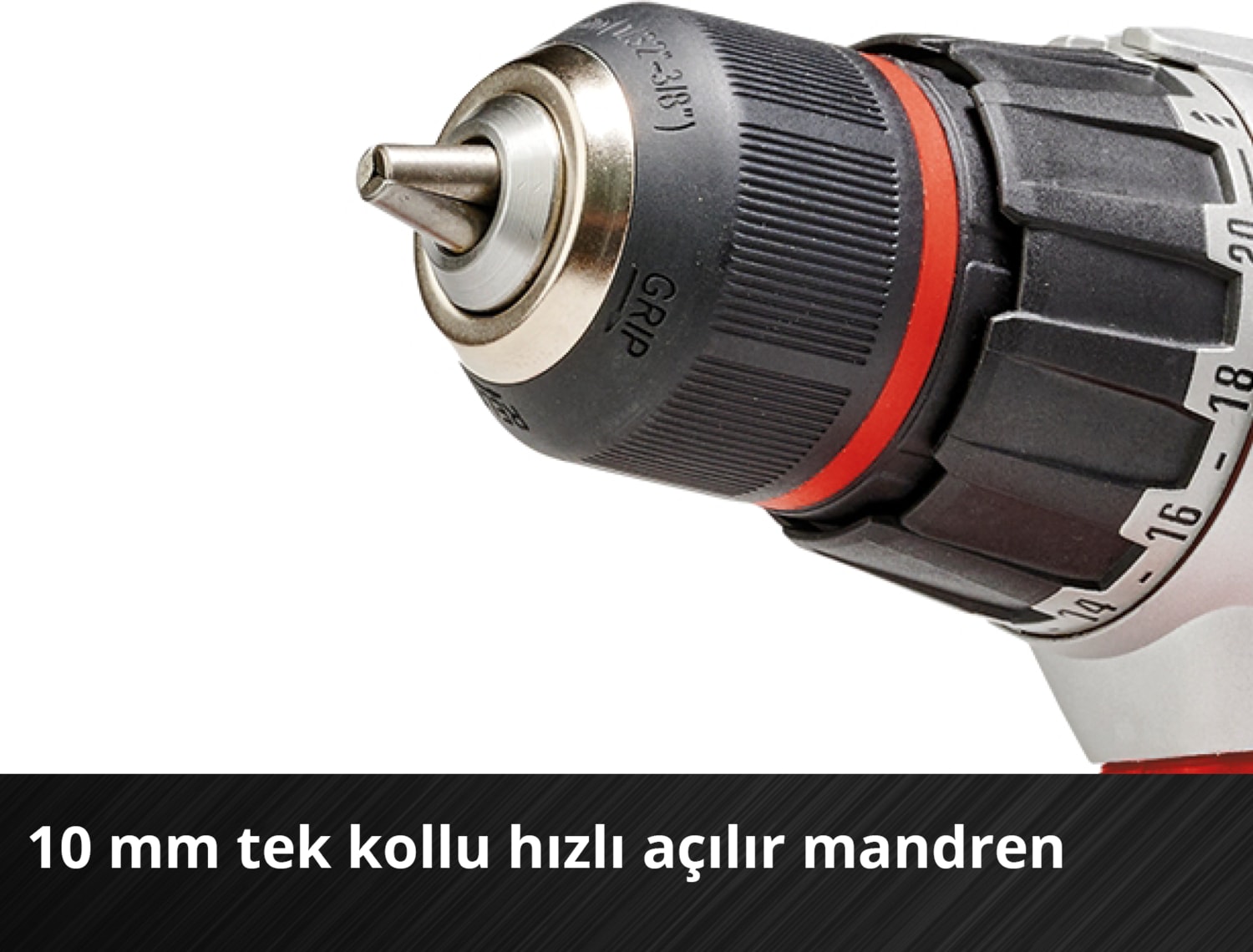 EİNHELL Akülü Vidalama TE-CD 18/2 Li (2x 2,0 Ah) Power X-Change (18 V, 44 Nm, 10 mm hızlı açılan mandren, 20 tork kademesi, 2 x 2.0 Ah akü ve şarj cihazı dahil) - 4514231