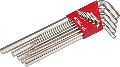 Izeltaş 4903 - 12 Li Allen (Alyan) Anahtar Takımı Uzun 6 Köşe