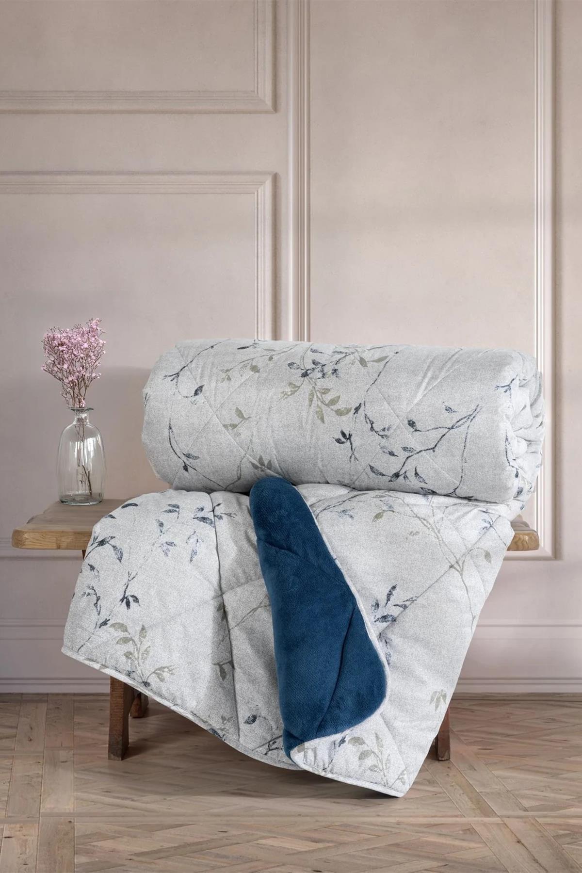 Velvet Çift Kişilik Yorgan Nitsa Denim 195x215 cm