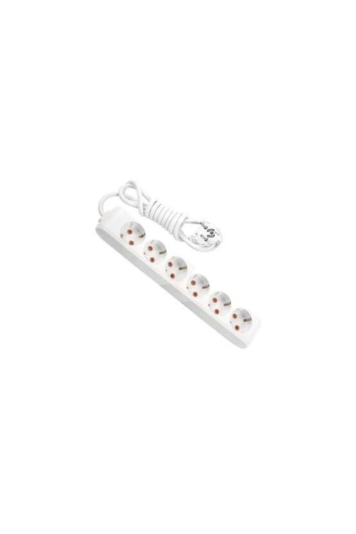 6'lı 5 Metre Kablolu Grup Priz