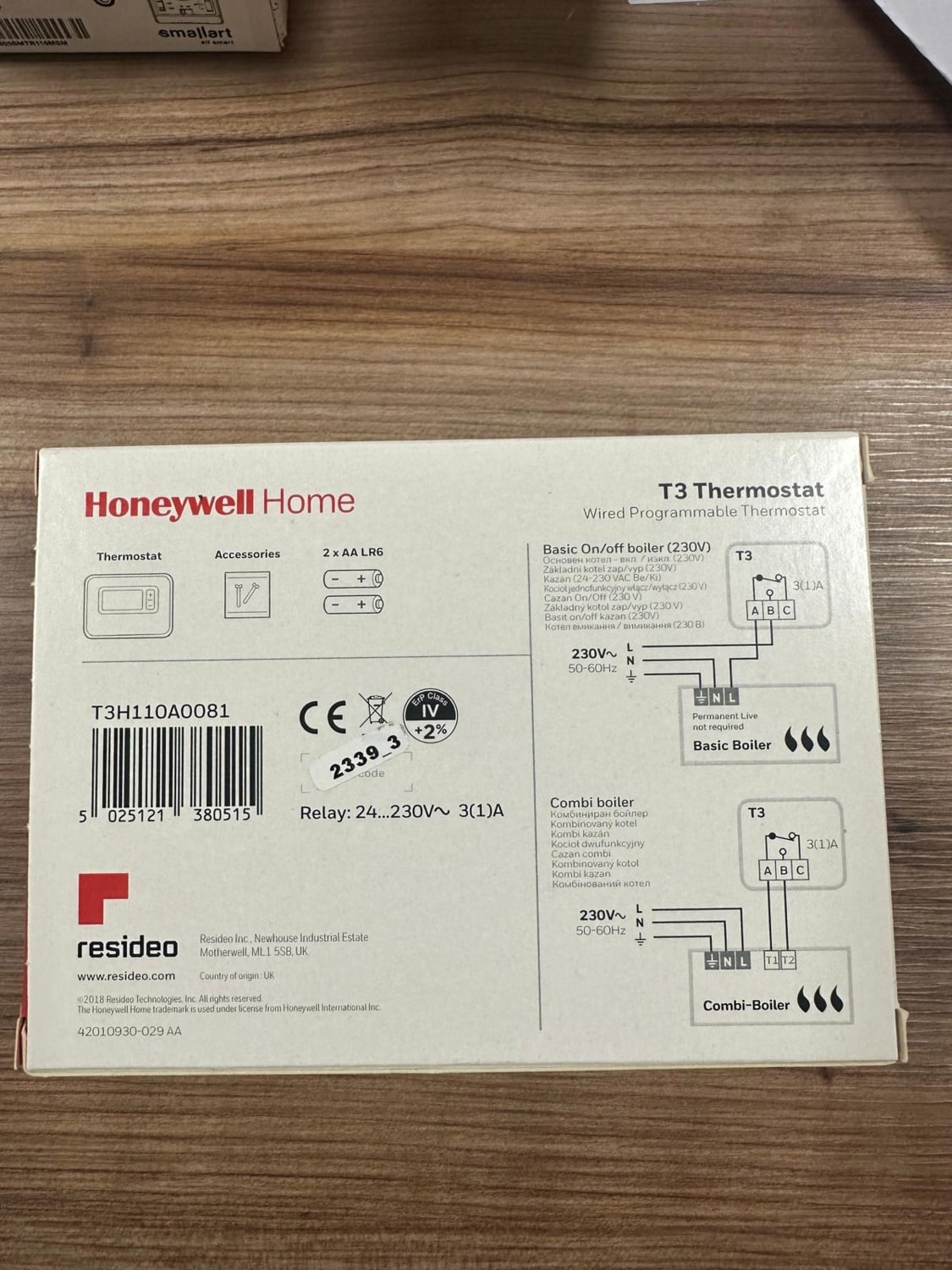 Home T3H110A0081 Kablolu Programlanabilir Oda Termostadı - T3