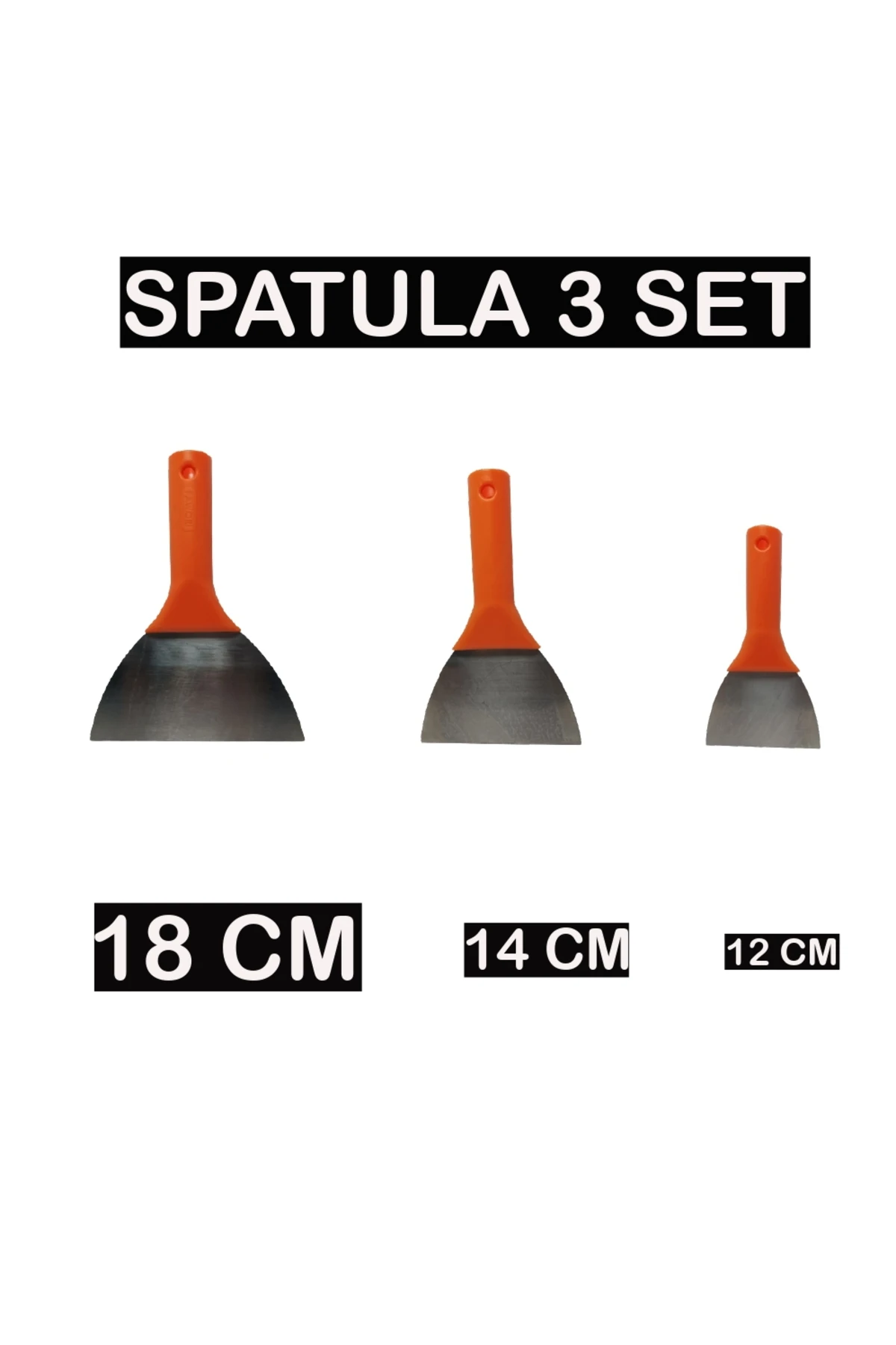 FAWORİ SPATULA 3'LÜ SET 18+14+12 CM