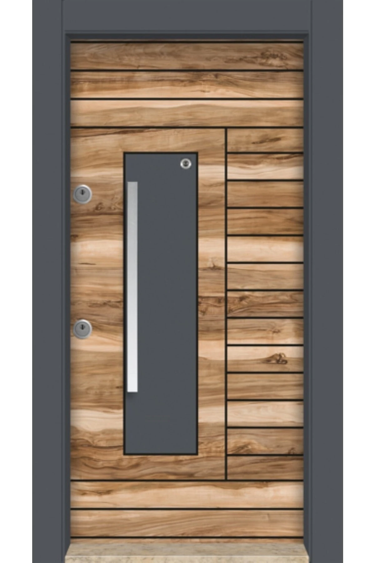 Daire Giriş Kapısı, Çelik Kapı, Mn-07-a Sağ