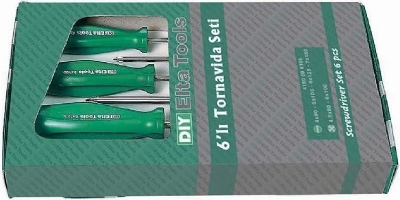 Opak Seri Tornavida Seti (6 Parça)