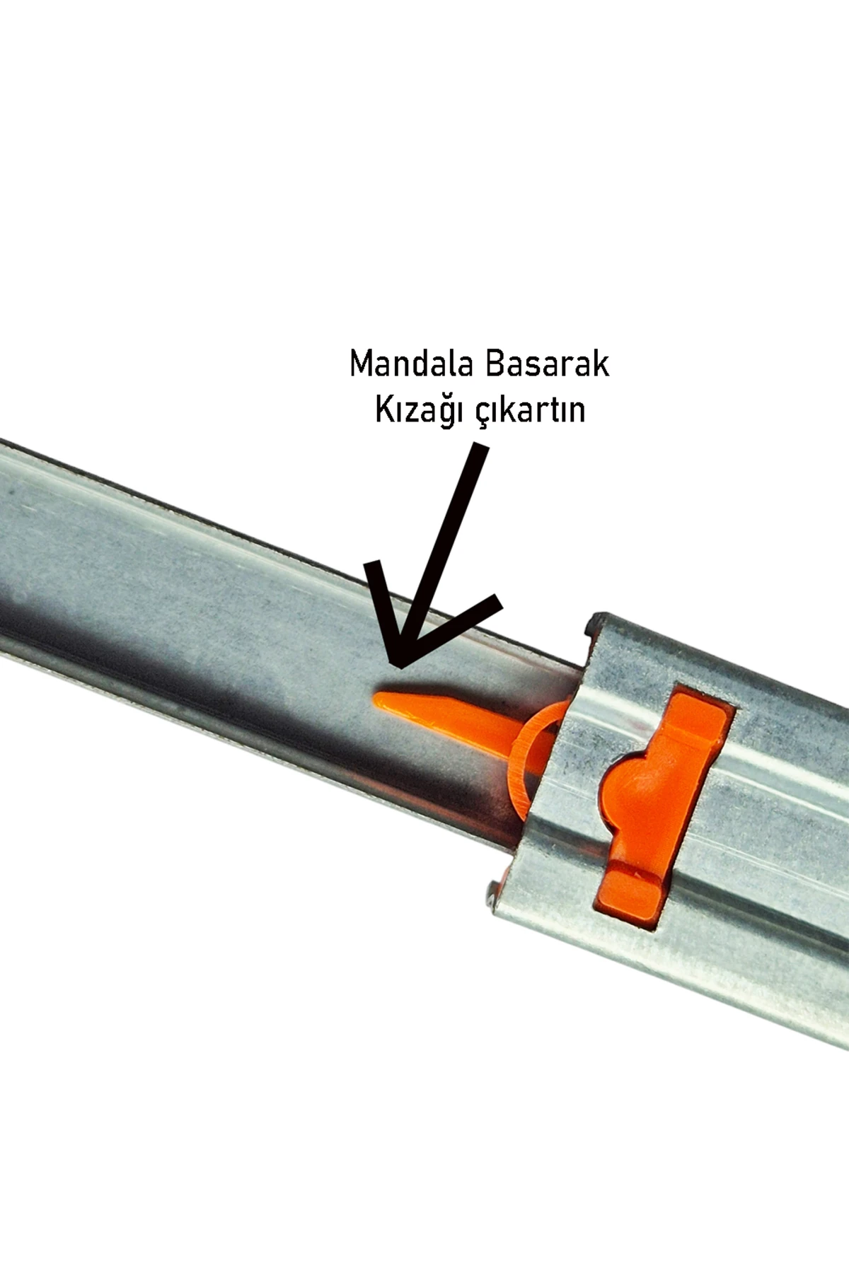 35 cm Teleskopik Bilyalı Kızak Çekmece Rayı -1 çekmecelik takım