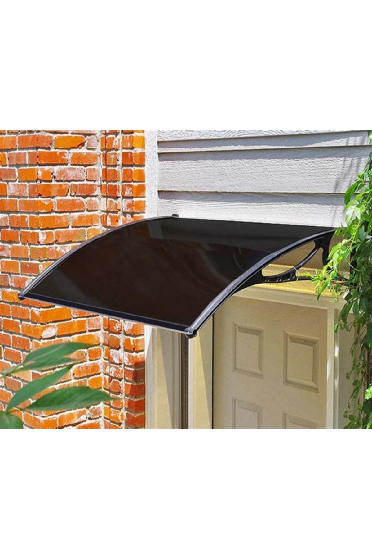Kapı Pencere Üstü Pratik Sundurma 150 X 100 cm Siyah