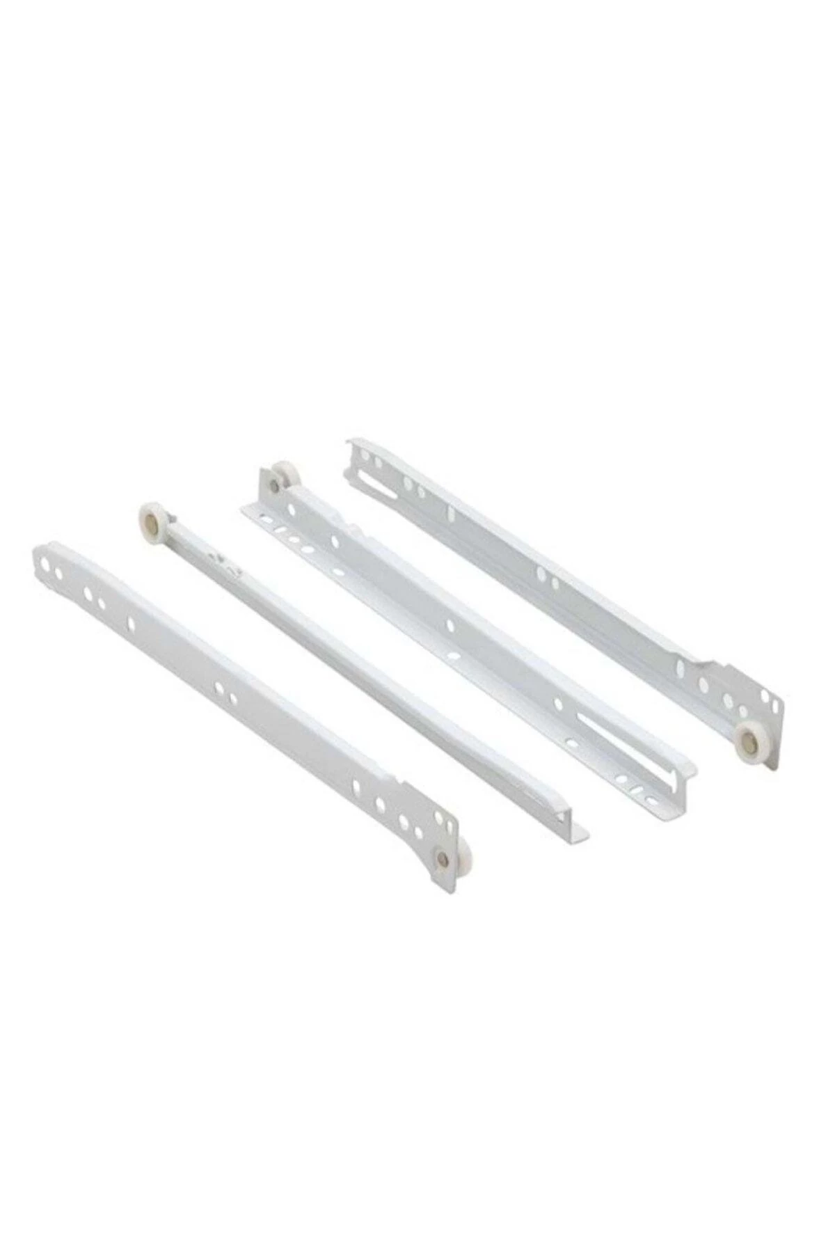 Çekmece Kızağı Dolap Çekmece Rayı Beyaz 30cm 1 Takım (Y-ÇK-30PS) - Çekmece Rayları