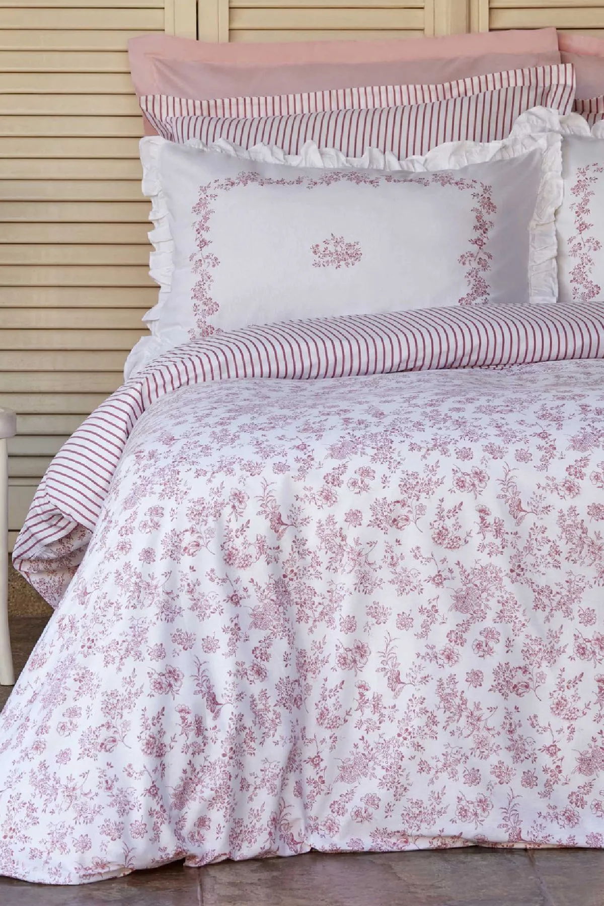 Versay Tek Kişilik Percale Nevresim Takımı Mavi