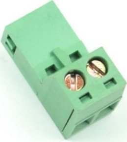 KF2EDGR - 5,08 - 2P 2 Pin 90 Derece Geçmeli Dik Klemens